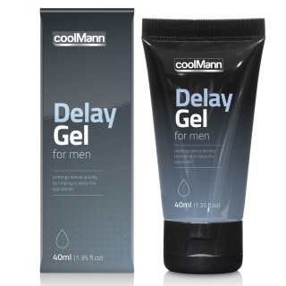 CoolMann Delay Gel for men – Potenzmittel zur Orgasmus-Verzögerung 40ml