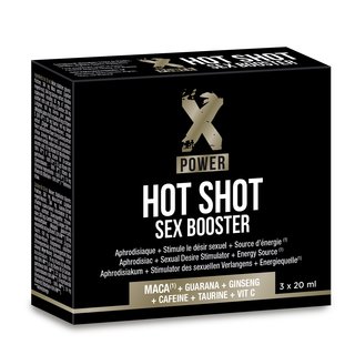 X POWER Hot Shot Sex Booster 3x 20ml