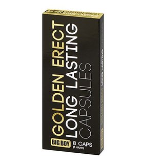 BIG BOY Golden Erect Long Lasting 8 Tabletten - für eine längere Erektion