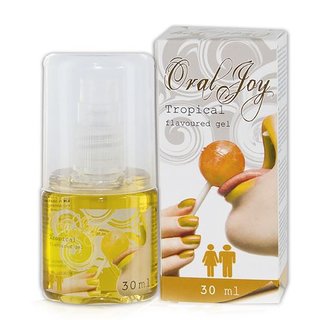 Oral Joy Tropical 30 ml Gel mit dem Geschmack tropischer Früchte für mehr Genuß beim Oral Sex