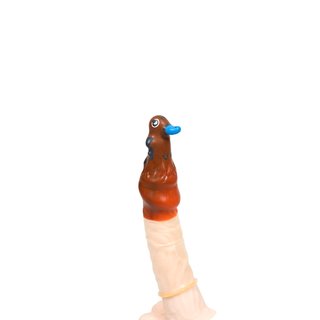 Handmade Scherzartikel Ente Kondom