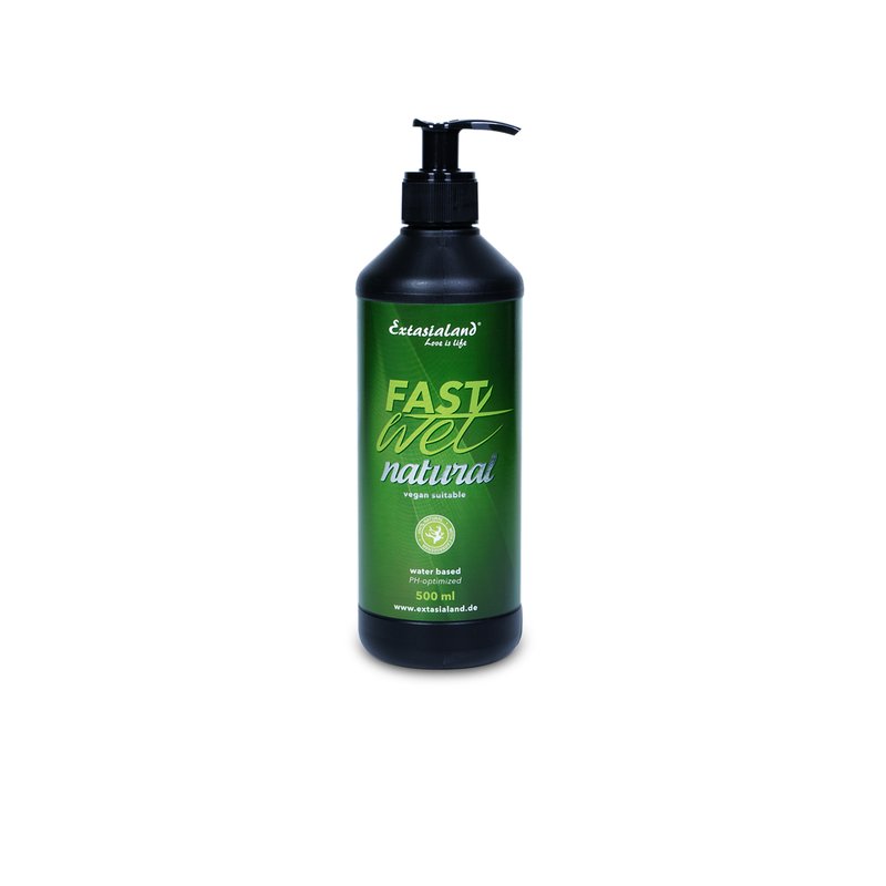 Extasialand Fastwet Natural 500 ml veganes Gleitgel auf Wasserbasis, 18,46