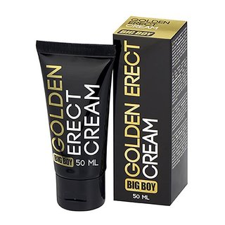 BIG BOY Golden Erect Cream 50 ml - Penis Durchblutung steigern Erektions Creme